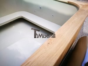 Badestamp i plast firkantet jacuzzi TimberIN 22