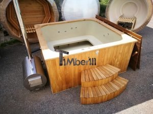 Badestamp i plast firkantet jacuzzi TimberIN 24