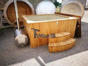 Badestamp i plast firkantet jacuzzi TimberIN 9