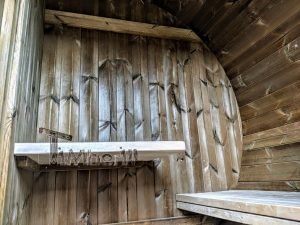 Utomhus tunna bastu ovala design (20)