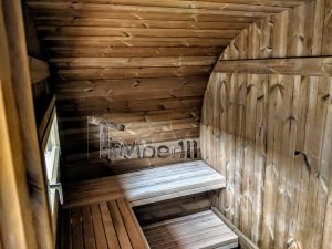 Utomhus tunna bastu ovala design (24)