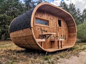 Utomhus tunna bastu ovala design (39)
