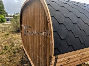 Utomhus tunna bastu ovala design (43)