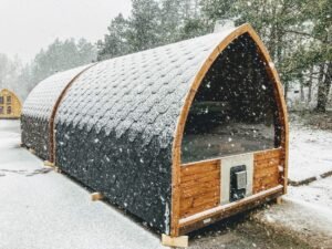 LAGERMODEL Utomhus bastu vedeldad eller elektrisk Iglu (3)