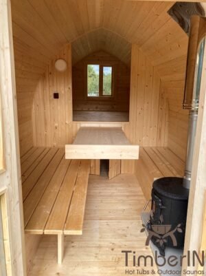Camping pod stugor sälen med vedeldad värmare (1)