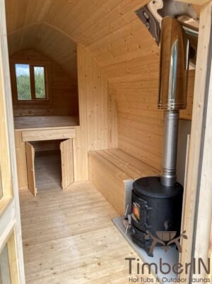 Camping pod stugor sälen med vedeldad värmare (11)